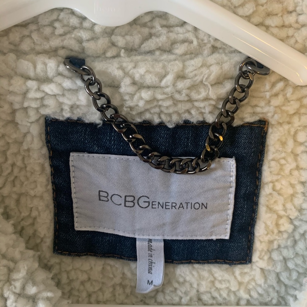 Bcbg Generation Denim Jacket Size Medium - image 3
